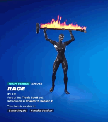 A Video Game Character Holding A Barbell With Fire Coming Out Of It GIF