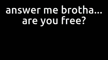 A Video Game Character Is Holding A Staff And Says Answer Me Brotha ... Are You Free GIF