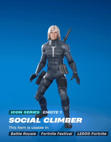 A Video Game Character Named Social Climber Is Shown GIF