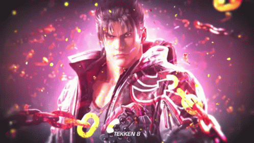 A Video Game Character Named Tekken 8 Is Holding A Chain GIF