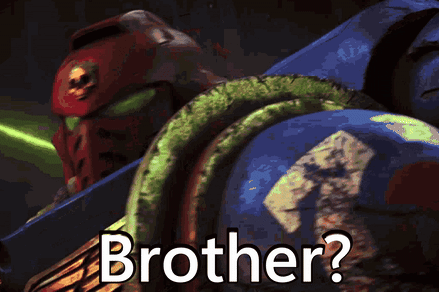 A Video Game Character Says Brother In Front Of A Green Snake GIF