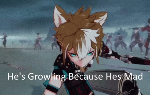 A Video Game Character Says He 'S Growing Because He 'S Mad .. GIF