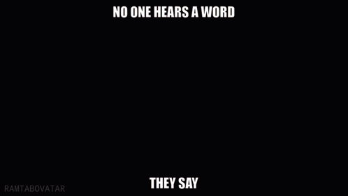 A Video Game Character Says No One Hears A Word GIF