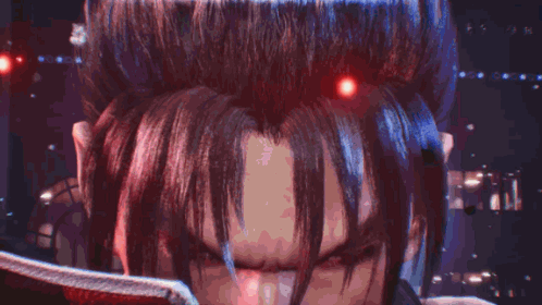 A Video Game Character Says " Time To Finish This " In Front Of A Red Car GIF