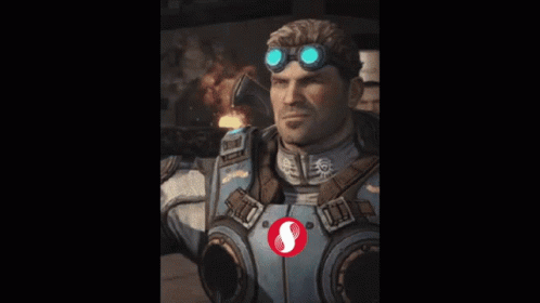 A Video Game Character Says " Yep " While Holding A Rifle GIF