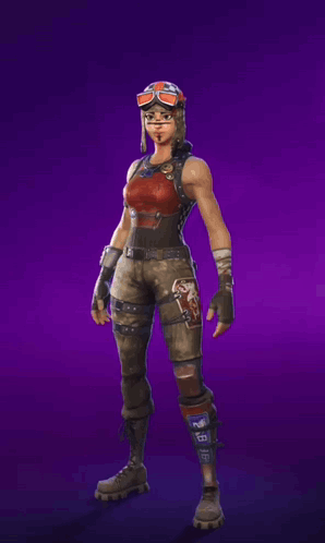 A Video Game Character Stands In Front Of A Number 6 And 7 GIF