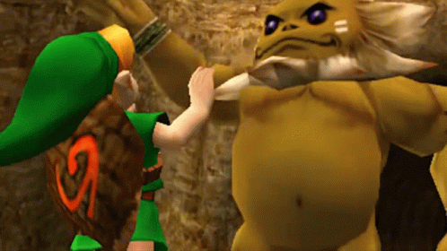 a video game character with a shield with the letter s on it
