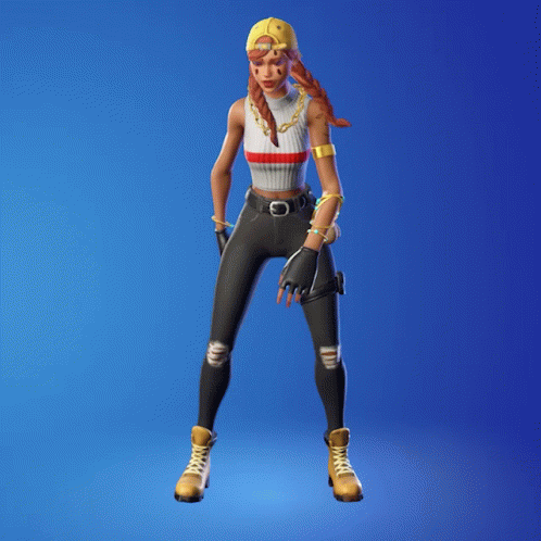 A Video Game Character With A Yellow Helmet On GIF