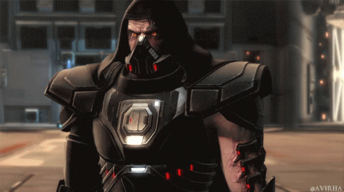 A Video Game Character With The Name Avirha On The Bottom Left GIF