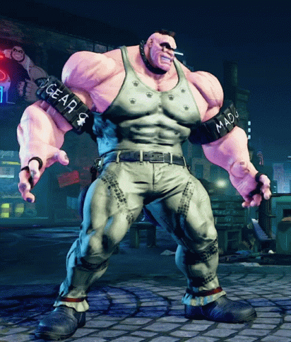 A Video Game Character With The Word Mad Written On His Wrist GIF
