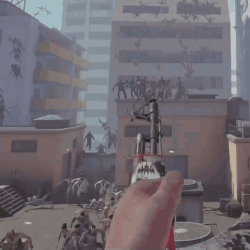 A Video Game Is Being Played And A Key Is Being Thrown Into The Air GIF