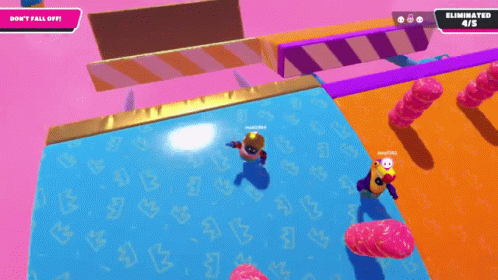 A Video Game Is Being Played On A Computer And The Player Is Eliminated GIF