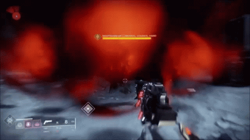 A Video Game Is Being Played With The Number 8 On The Bottom Right Corner GIF