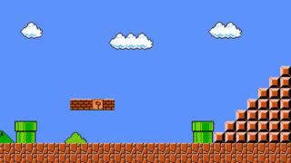 A Video Game Scene With A Pineapple On Top Of A Building GIF