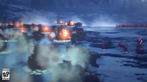 A Video Game Scene With A Rp Logo On The Bottom GIF