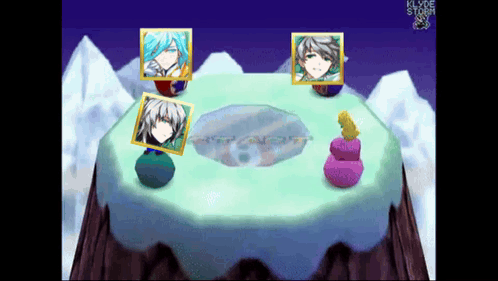 A Video Game Scene With The Number 6 On The Top GIF
