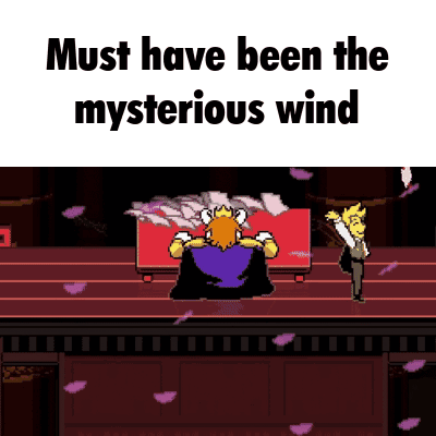 A Video Game Scene With The Words Must Have Been The Mysterious Wind Above It GIF