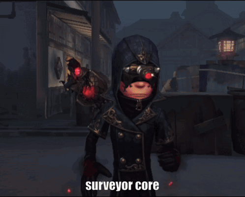 A Video Game Screen Says Terror Shock Surveyor Core GIF