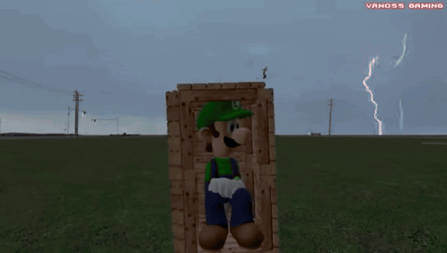 A Video Game Screen Shows A Person Laying On A Wooden Platform With Vanoss Gaming Written On The Bottom GIF