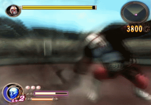 A Video Game Screen Shows A Player With 3800 Points GIF