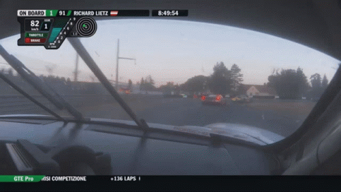 A Video Game Screen Shows A Race Between Richard Liez And 91 GIF