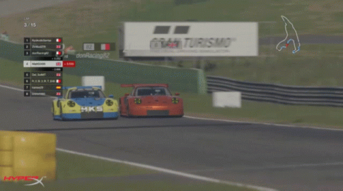 A Video Game Screen Shows A Race With The Number 4 On The Bottom GIF