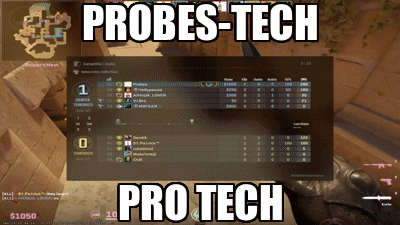 A Video Game Screen With The Words Probes-Tech Pro Tech On It GIF