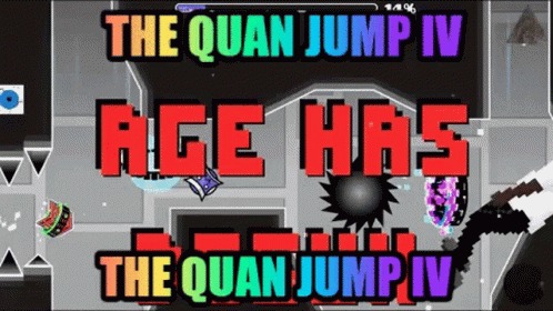 A Video Game That Says The Quan Jump Iv Age Has The Quan Jump Iv On It GIF