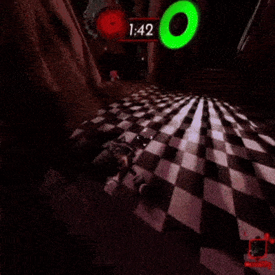 A Video Game With A Green Circle That Says 1.38 GIF