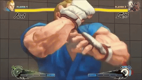 A Video Game With A Player 1 And Player 2 GIF