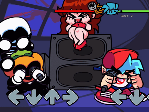 A Video Game With A Score Of 0 On It GIF