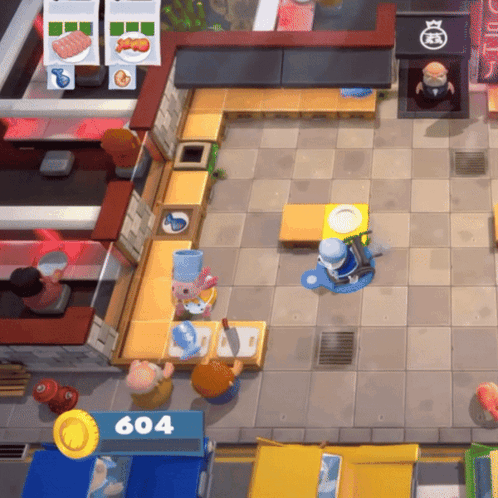 A Video Game With The Number 604 On The Bottom Right GIF