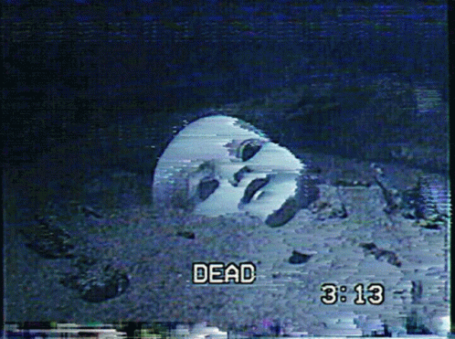 A Video Of A Dead Person With The Time Of 3:13 On The Screen GIF