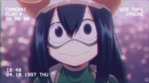 A Video Of A Girl With The Date 24.10.1997 On It GIF