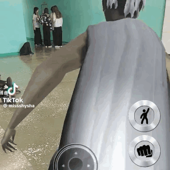A Video Of A Person Playing A Video Game Called Tiktok By Missshysha GIF