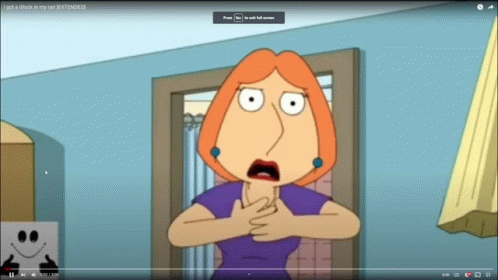 A Video Of Lois Griffin From Family Guy Is Being Played GIF