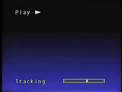 A Video Screen Shows A Play Button And A Tracking Bar GIF