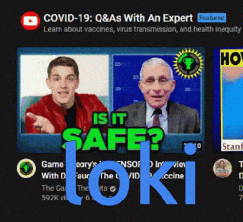 A Video Titled Covid-19 Q & A 'S With An Expert GIF
