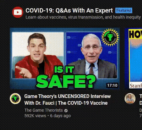 A Video Titled Covid-19 Q & A 'S With An Expert GIF