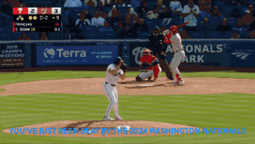 A Washington Nationals Baseball Game Is Being Played In 2019 GIF