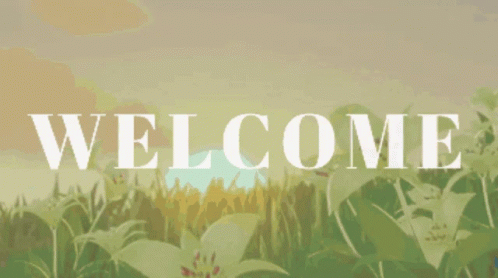 a welcome sign is displayed in a video game