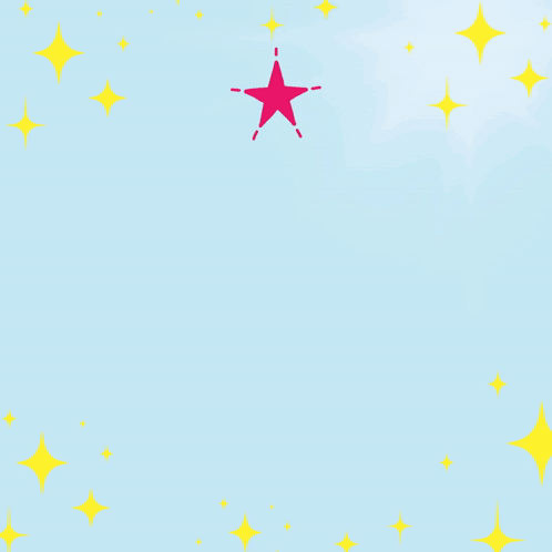 A Welcome To The Krew Poster With A Cat And Stars GIF