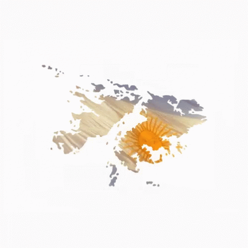 A White Background With A Painting Of A Map Of The World GIF