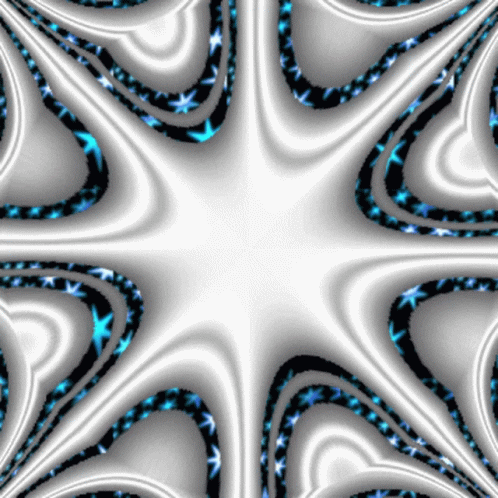 A White Background With Blue And Black Swirls And A White Center GIF