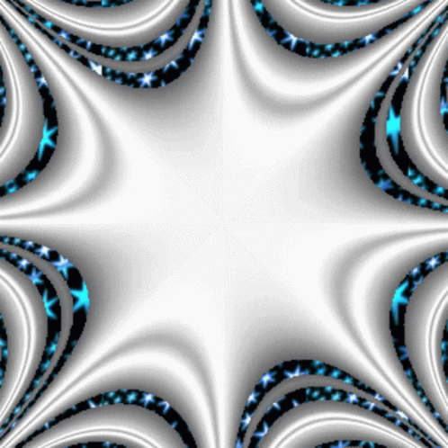 A White Background With Blue And Black Swirls GIF