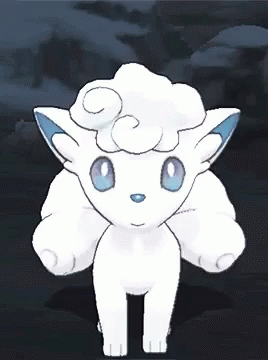 White Cat With Pink Hearts GIF