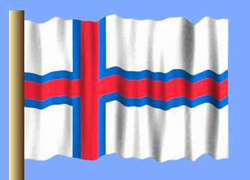 A White Flag With Red And Blue Stripes GIF