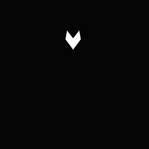 A White Logo On A Black Background That Looks Like A Triangle GIF