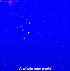 A Whole New World Aladdin Jasmine Holding Hands GIF