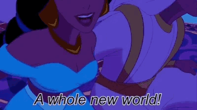 A Whole New World Aladdin Zoom Out GIF
